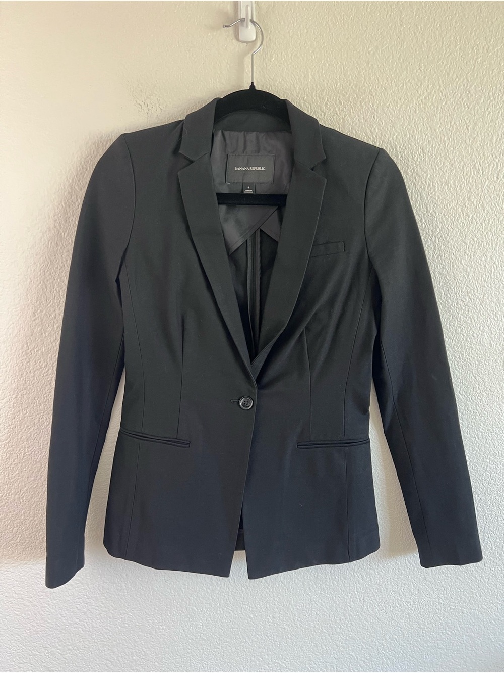 Banana Republic Women's‎ Single Button Blazer Tailored Stretch Business Casual